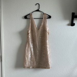 Sparkly cocktail dress short